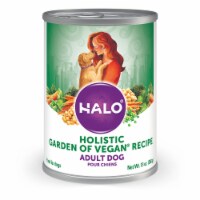 Halo Garden of Vegan Recipe Vegan Natural Wet Adult Dog Food (12 Pack)