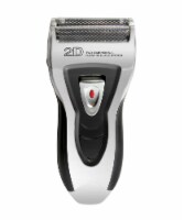 Cordless Double Head Foil Shaver Rechargeable W/ Trimmer
