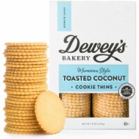 Dewey's Bakery  Toasted Coconuts Cookie Thins .9OZ PK 6