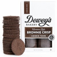 Dewey's Bakery Brownie Crisp Cookie Thins .9OZ PK 6