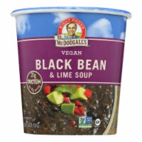 Dr. Mcdougall'S Vegan Black Bean And Lime Soup Big Cup-Case Of 6-3.4 Oz.