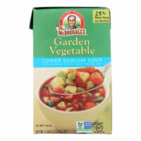 Dr. McDougall's Garden Vegetable Lower Sodium Soup - Case of 6 - 17.9 oz.