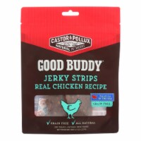 Castor and Pollux Good Buddy Jerky Strips Dog Treats - Real Chicken Recipe-Case of 6 - 4.5oz