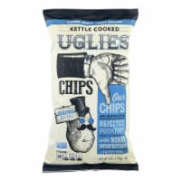 Uglies Kettle Cooked Potato Chips Orginal Sea Salt Gluten Free, 6oz (Pack of 12)