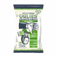 Uglies Kettle Cooked Potato Chips Jalapeno Gluten Free, 6oz (Pack of 12)