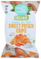 One Potato Two Potato Organic Simply Sea Salt Sweet Potato Chips, 5.75oz (Pack of 12)
