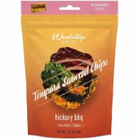Woodridge Snacks Tempura Seaweed Chips Hickory BBQ Non GMO Vegan 1.41 oz (Pack of 12)