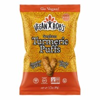 Vegan Rob's Sorghum Turmeric Puffs, 3.5oz (Pack of 12) Perspective: Main
