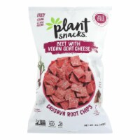 Cassava Crunch Plant Snacks, Beef With Goat Cheese - Case of 12 - 5 OZ