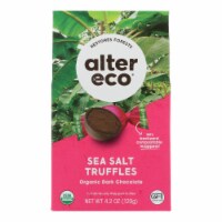 Alter Eco Americas Truffles - Sea Salt - Case of 8 - 4.2 oz.