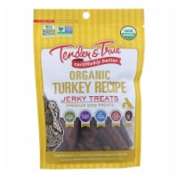 Tender & True Organic Turkey Jerky Treats - Case of 10 - 4 OZ