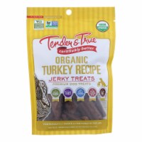 Tender & True Organic Turkey Jerky Treats - Case of 10 - 4 OZ
