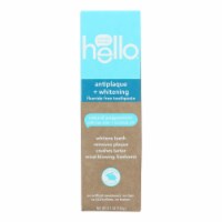 Hello Products Llc - Antiplaque + Whitening Fluoride Free Toothpaste - Case of 6-4.7 OZ