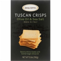 Dolcetto Tuscan Crisps Italian Cheese Blend  Made In Italy ,5.3 oz (Pack of 12)