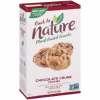 Back To Nature Chocolate Chunk Cookies - Case of 6 - 9.5 oz.