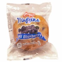 Burry Individually Wrapped Blueberry Cake Muffin, 2 Ounce -- 120 per case. Perspective: Main