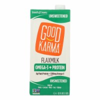 Good Karma Flax Milk - Protein - Vanilla - Case of 6 - 32 fl oz
