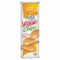 Sensible Portions Garden Veggie Chips Canister Cheddar Cheese Gluten Free, 5oz (Pack of 12)