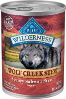 Blue Buffalo Wilderness Savory Salmon Wolf Creek Stew Wet Dog Food Perspective: Main