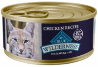Blue Buffalo Wilderness Chicken Recipe Mature Wet Cat Food Perspective: Main