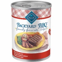 Blue Buffalo Family Favorite Recipes Backyard BBQ In Gravy Natural Food For Dogs Perspective: Main