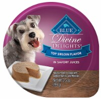 Blue Buffalo  Divine Delights® Natural Food in Savory Juices For Dogs  Small Breed   Top Sirloin Perspective: Main