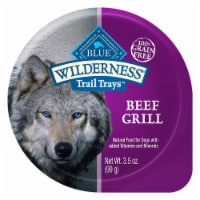 Blue Buffalo  Wilderness Dog Trail Trays Beef Grill Perspective: Main