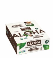 Aloha Coconut Chocolate Almond Plant-Based Protein Bars Perspective: Main