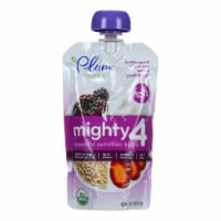 Plum Organics Nutrition Blend-Mighty 4-Purple Carrot Blackberry Quinoa Greek Yogurt-4oz-6Case