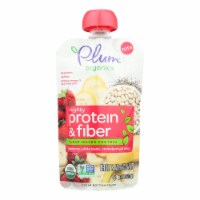 Plum Organics® Mighty Protein & Fiber Tots Baby Food Pouches (6 Pack)