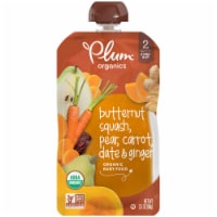 Plum® Organics Butternut Squash, Pear, Carrot, Date, Ginger Organic Baby Food