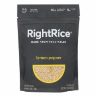 RightRice - Made From Vegetables - Lemon Pepper - Case of 6 - 7 oz.