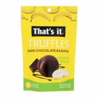 That's It - Truffles - Dark Chocolate Banana - Case of 6-3.5 OZ
