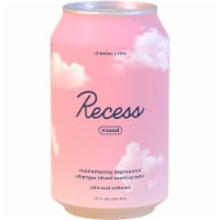 Recess Mood Strawberry Rose Magnesium Infused Sparking Water Cans Perspective: Main