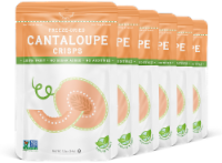 Freeze-Dried Cantaloupe Crisps 34G (1.20oz) - 6-PACK