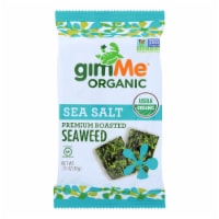 Gimme Organic Sea Salt Seaweed Chips - Case of 12 - 0.35 oz.