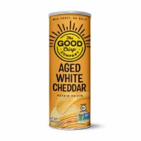 The Good Crisp Company Aged White Cheddar Crisps Gluten Free , 5.6oz (Pack of 8)