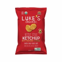 Luke's Organic Kettle Style Ketchup With Mustard & Pickle Potato Chips, 4oz(Pack of 9)