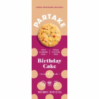 Partake Foods Vegan Birthday Cake Cookies