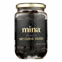 Mina - Olives Black Dry Cured - Case of 6 - 7 OZ
