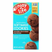 Enjoy Life Gluten Free Double Chocolate Brownie Soft Baked Cookies