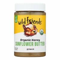 Wild Friends Foods Sunflower Butter - Organic Honey - Case of 6 - 16 oz.