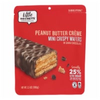 Little Secrets - Mini Crispy Wafers - Peanut Butter in Dark Chocolate - Case of 6-3.5 OZ