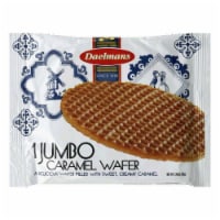 Daelman's Single Serve Jumbo Caramel Wafer, 1.38 OZ (Pack of 24)
