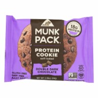Munk Pack - Protein Cookie - Double Dark Chocolate - Case of 6 - 2.96 oz.