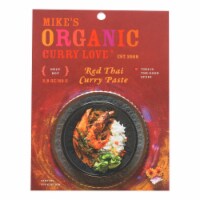 Mike'S Organic Curry Love-Organic Curry Paste-Red Thai-Case Of 6-2.8 Oz.