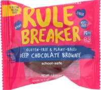 Rule Breaker Gluten Free & Plant Based Deep Chocolate Brownie 1.9oz Pk 12