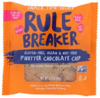 Rule Breaker Gluten Free,Vegan,& Nut-Free P'Nutter Chocolate Chip 1.9oz PK 12