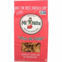 Mi Nina White Corn Tortilla Chips Pico De Gallo Naturally Gluten Free, 12oz (Pack of 9)