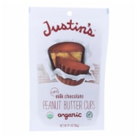 Justin's Nut Butter Peanut Butter Cups - Organic - Milk Chocolate - Mini - Case of 6 - 4.7 oz